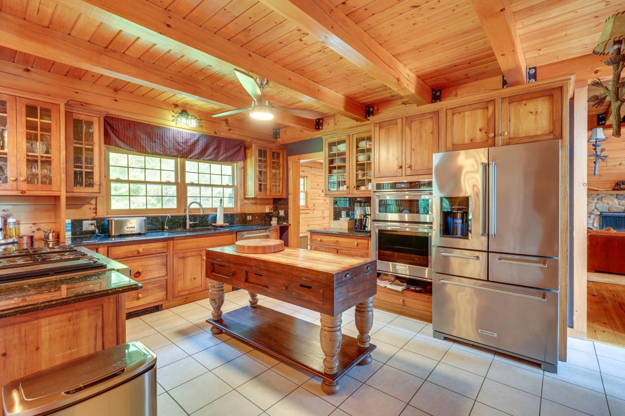 Luxury Log Cabin With Ev Charger And Mtn Views! Blairstown 外观 照片
